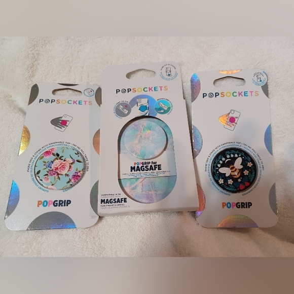 Popsocket collapsible phone stand lots of 3 - Picture 2 of 8